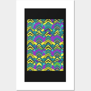 African Print Pattern Posters and Art